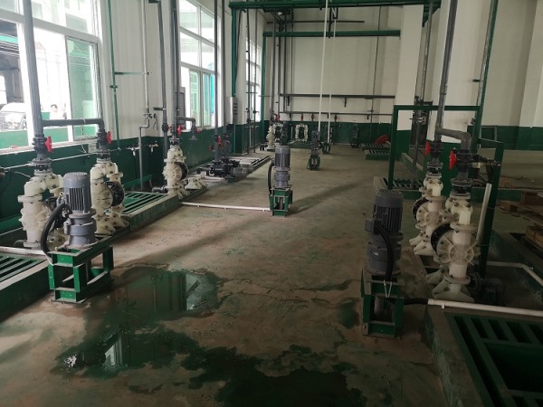 WLDEN氣動泵工程現(xiàn)場圖